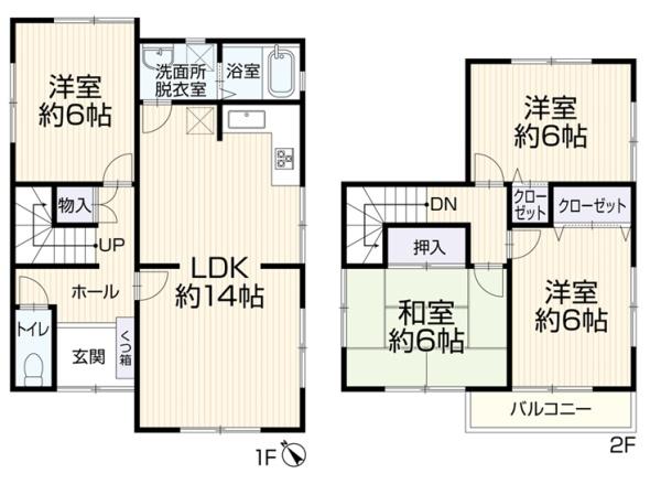 岡崎市中園町字忠田の中古一戸建