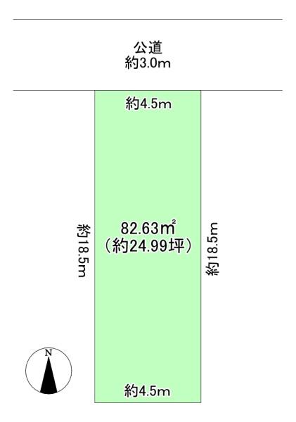岡崎市矢作町字神居の売土地