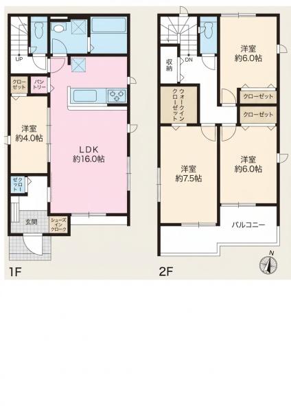 岡崎市中園町字忠田の新築一戸建