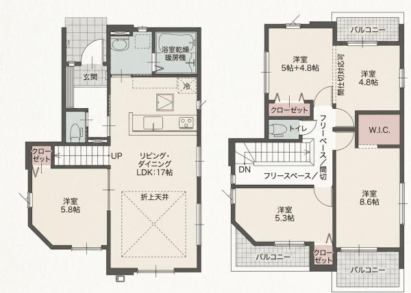 岡崎市中島町字紅蓮の新築一戸建
