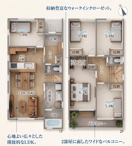 岡崎市福岡町字東市仲の新築一戸建