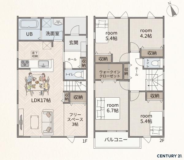 岡崎市福岡町字東市仲の新築一戸建