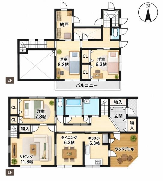 豊田市桝塚西町北郷の中古一戸建