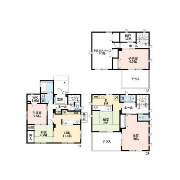 セキスイハイム中部施工　中古戸建