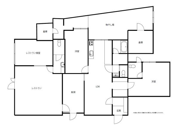 【戸建】下地Ａコープ前　カフェ兼住居