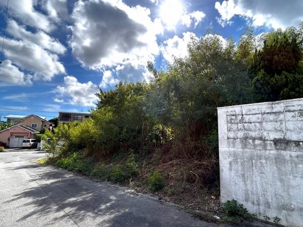 【土地】平良下里　大通り沿いの角地　約133坪　宅地