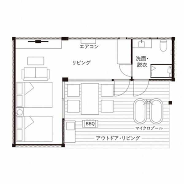 【収益】下地与那覇ヴィラ軽量鉄骨造ヴィラ3棟＋管理棟