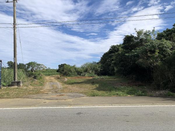 【土地】西仲宗根　添道の通りに面した　約65坪　宅地