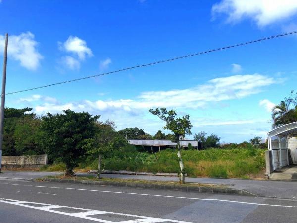 【土地】久貝の高台から海と宮古島を一望　約312坪　原野