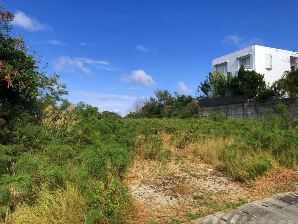 【土地】久貝の高台から海と宮古島を一望　約312坪　原野