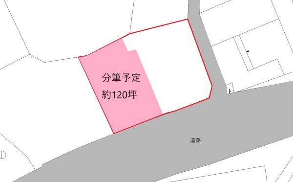 【土地】東仲宗根添の静かな　約120坪　宅地