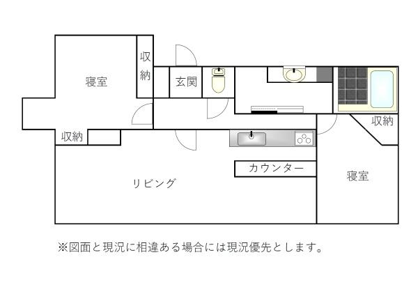 【マンション】平良西里ラブニール7階　約71平米