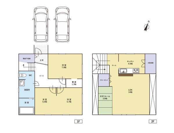 ★即内見可能★スウェーデンヒルズ　３ＳＬＤＫ戸建★