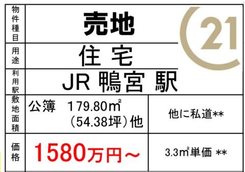 小田原市前川（飛び地の前川）２区各　土地