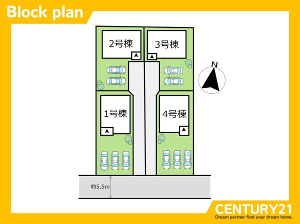一宮市今伊勢町馬寄第12　2号棟　全4棟