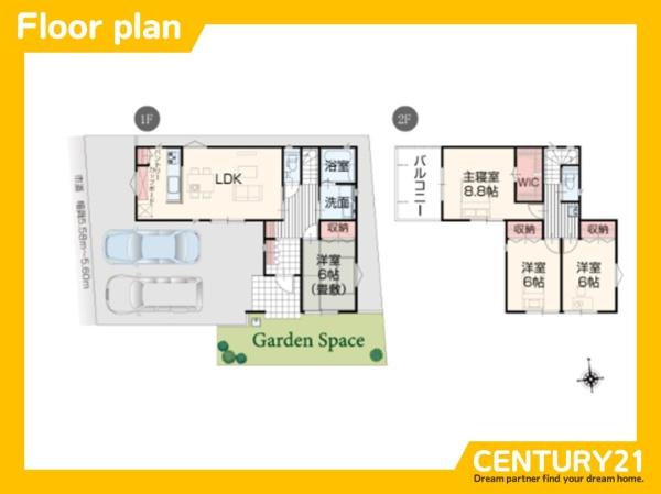 岐阜市御望　1号棟　全2棟