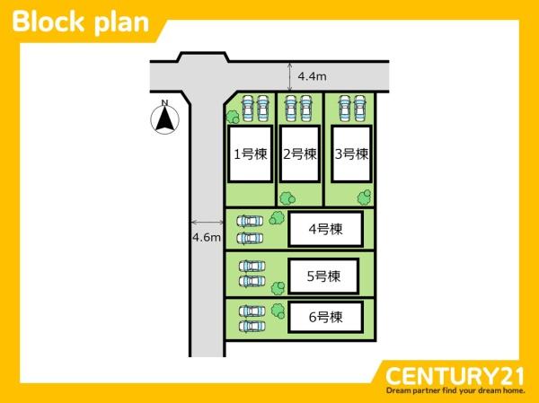 岐阜市川部2丁目　1号棟　全6棟
