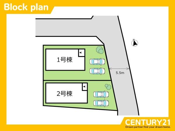 岐阜市鷺山東1丁目　1号棟　全2棟
