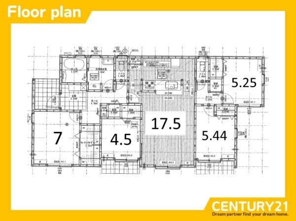 一宮市今伊勢町本神戸第7 3号棟 全3棟(間取り)