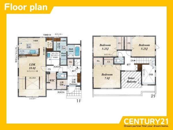 一宮市萩原町西宮重　2号棟　全3棟