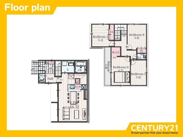 江南市古知野町2期　1号棟　全2棟