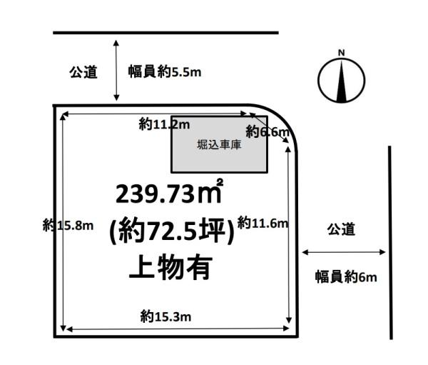 奈良市富雄泉ヶ丘の売土地