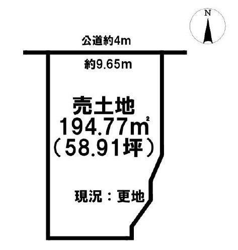 奈良市奥子守町　売土地