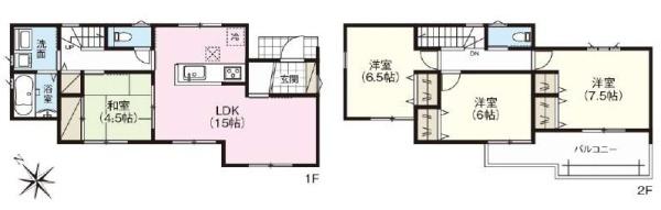 奈良市第5五条西（全2棟）2号地