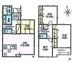奈良市第16中山町全3棟（2号棟）