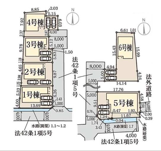 大和郡山野垣内町5期全6棟（1号棟）