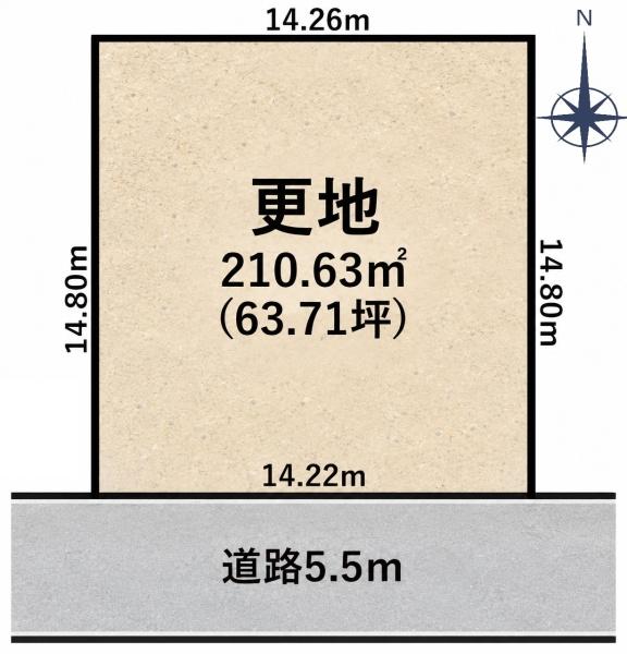 橿原市新口町の土地