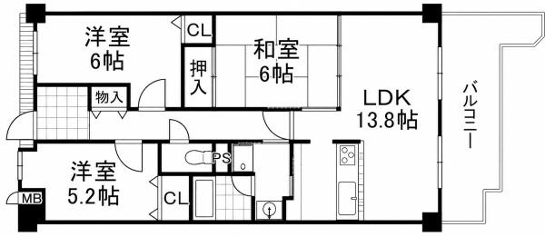 ヴェルナール富雄参番館