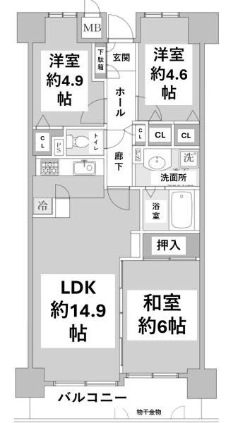 クローバーハイツ南花台