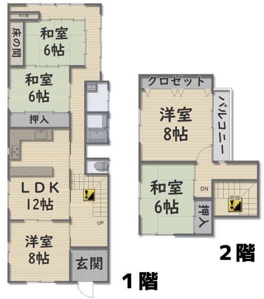 天理市柳本町の中古一戸建