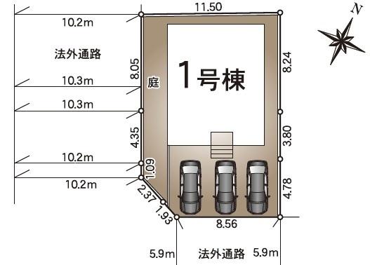 クレイドルガーデン宇城市松橋町南豊崎第四1号棟