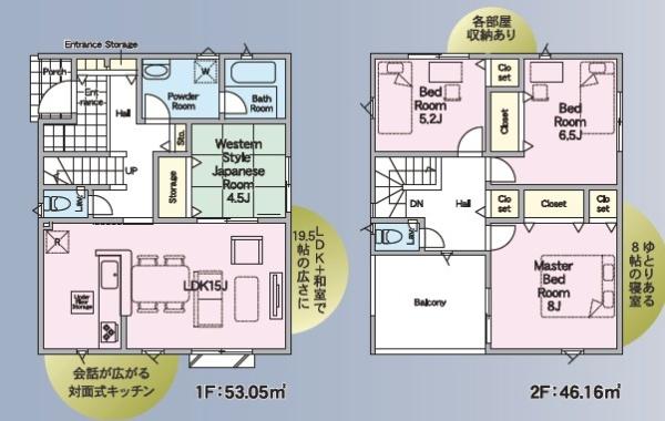 クレイドルガーデン東区沼山津第三2号棟