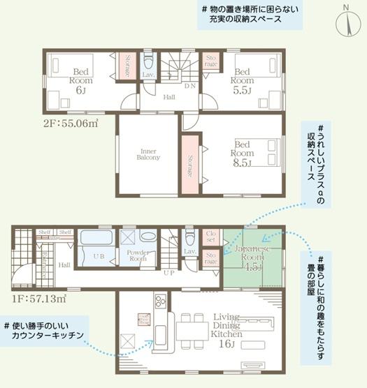 リーブルガーデン北区梶尾町2号棟