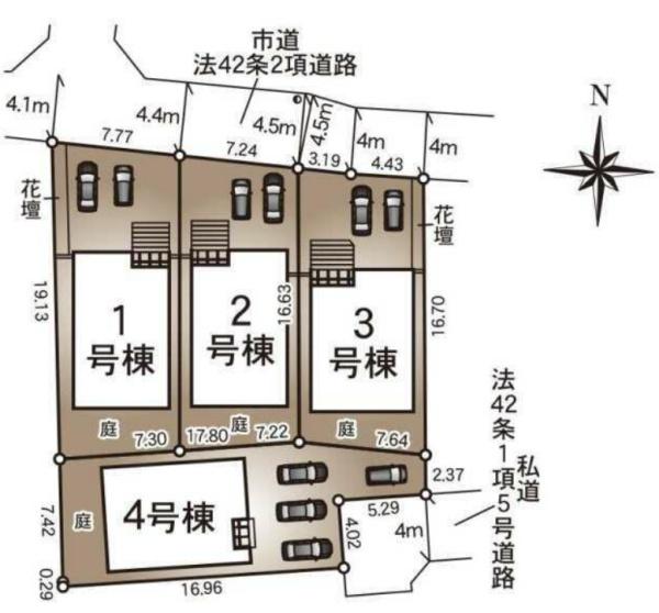 クレイドルガーデン北区弓削第一4号棟
