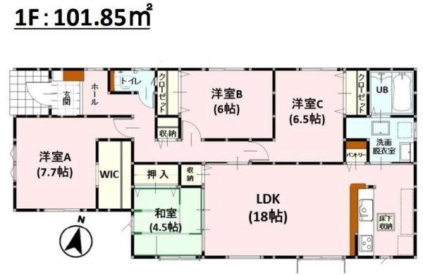 よかタウンK北区武蔵ヶ丘1丁目1期2号棟