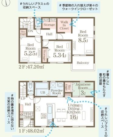 リーブルガーデン東区尾ノ上1丁目2号棟