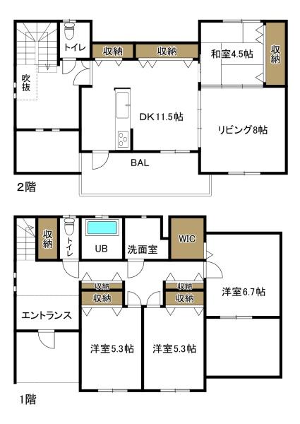 三重郡川越町南福崎　中古戸建
