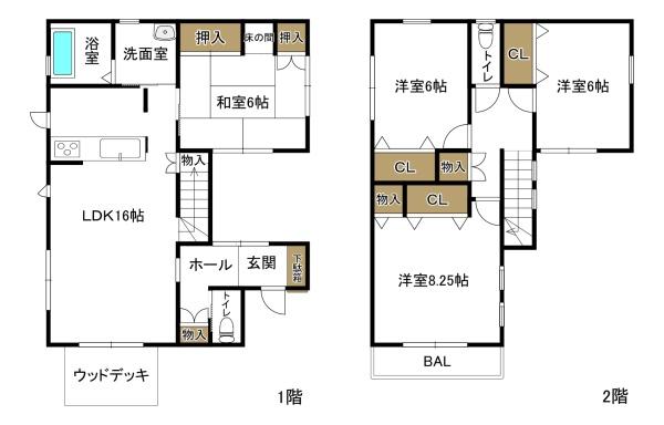 桑名市長島町押付の中古一戸建て