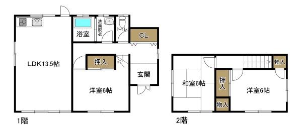 員弁郡東員町笹尾西1丁目　中古戸建
