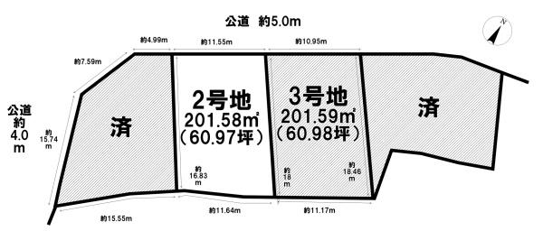 員弁郡東員町大字大木2号地　売土地
