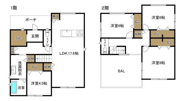 三重郡川越町北福崎Ⅵ　1号棟