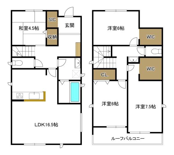 桑名長島町大倉24-1期2号棟　新築分譲戸建