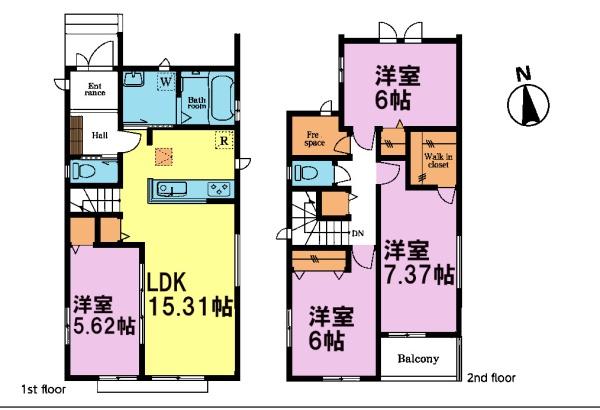 松戸市新松戸南1丁目　D号棟