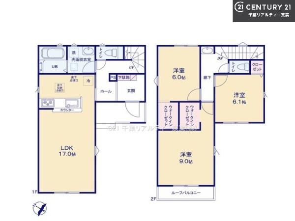 船橋市南三咲１丁目の新築一戸建