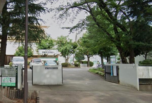 松戸市常盤平2丁目　1号棟(松戸市立常盤平中学校)