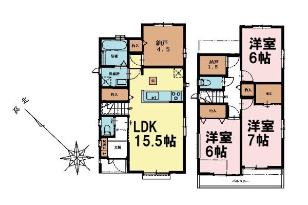 八千代市勝田台5丁目　1号棟
